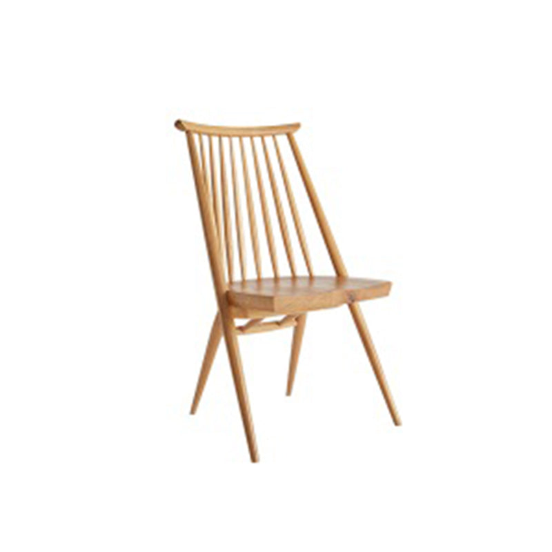 Natural wood dining chair