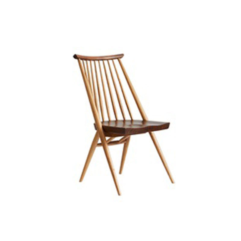Natural wood dining chair