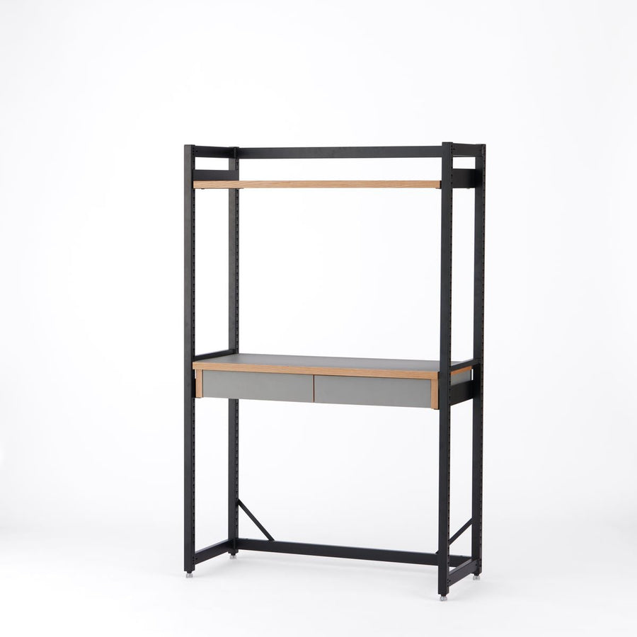 KUUM Shelf Black H1500 棚板 デスク棚 set クーム シェルフ