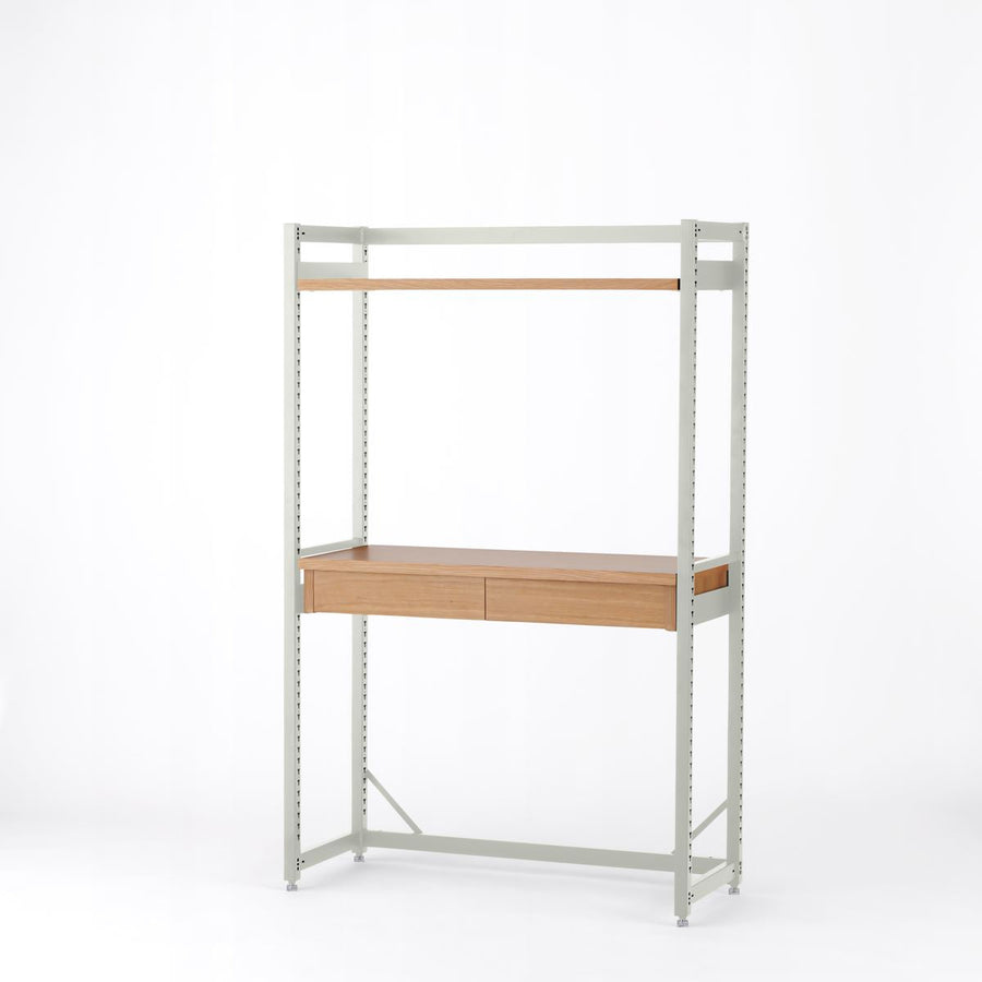 KUUM Shelf Gray White H1500 棚板 デスク棚 set クーム シェルフ