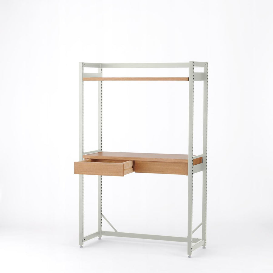 KUUM Shelf Gray White H1500 棚板 デスク棚 set クーム シェルフ