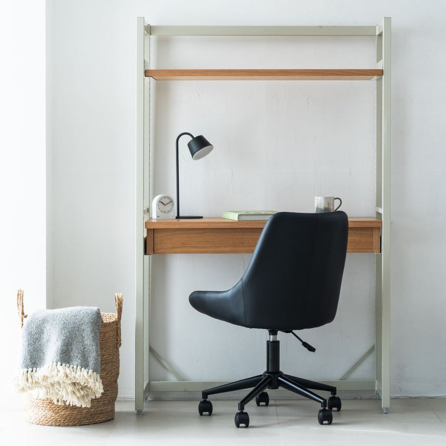 KUUM Shelf Gray White H1500 棚板 デスク棚 set クーム シェルフ
