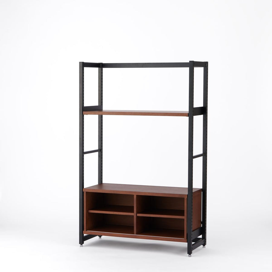 KUUM Shelf Black H1500 棚板 収納BOX set クーム シェルフ