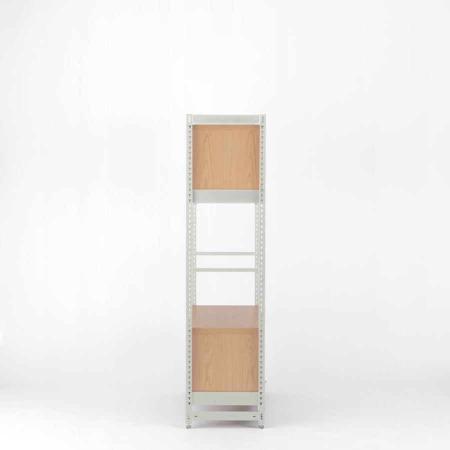 KUUM Shelf Gray White H1500 収納BOX2段 set クーム シェルフ