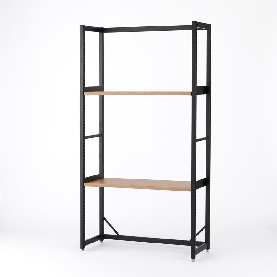 KUUM Shelf Black H1800 棚板2段 set クーム シェルフ
