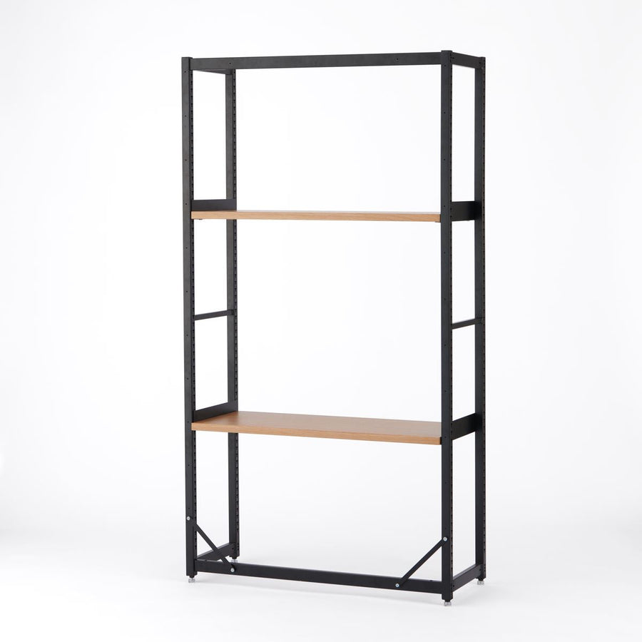 KUUM Shelf Black H1800 棚板2段 set クーム シェルフ
