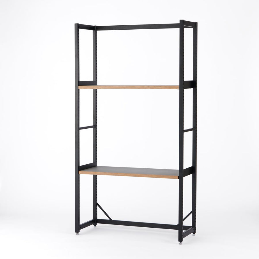 KUUM Shelf Black H1800 棚板2段 set クーム シェルフ