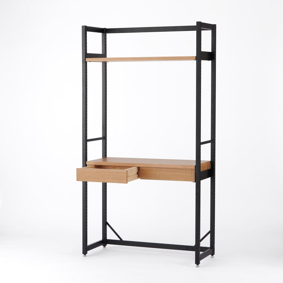KUUM Shelf Black H1800 棚板 デスク棚 set クーム シェルフ
