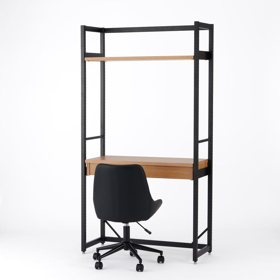 KUUM Shelf Black H1800 棚板 デスク棚 set クーム シェルフ