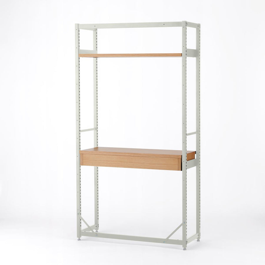 KUUM Shelf Gray White H1800 棚板 デスク棚 set クーム シェルフ