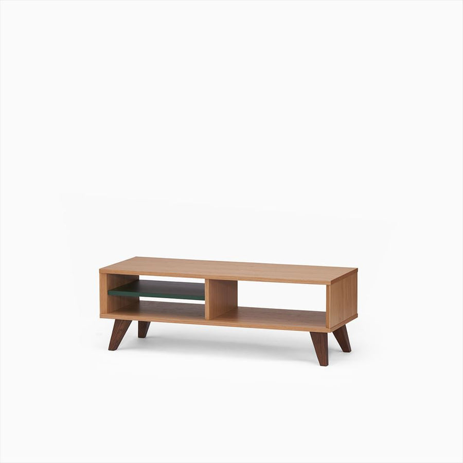 KUUM Linear Wood Low Board W1200 Natural_Wooden legs クーム リニアウッド ローボード