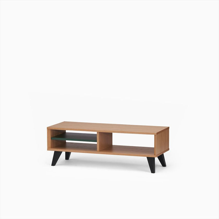 KUUM Linear Wood Low Board W1200 Natural_Wooden legs クーム リニアウッド ローボード