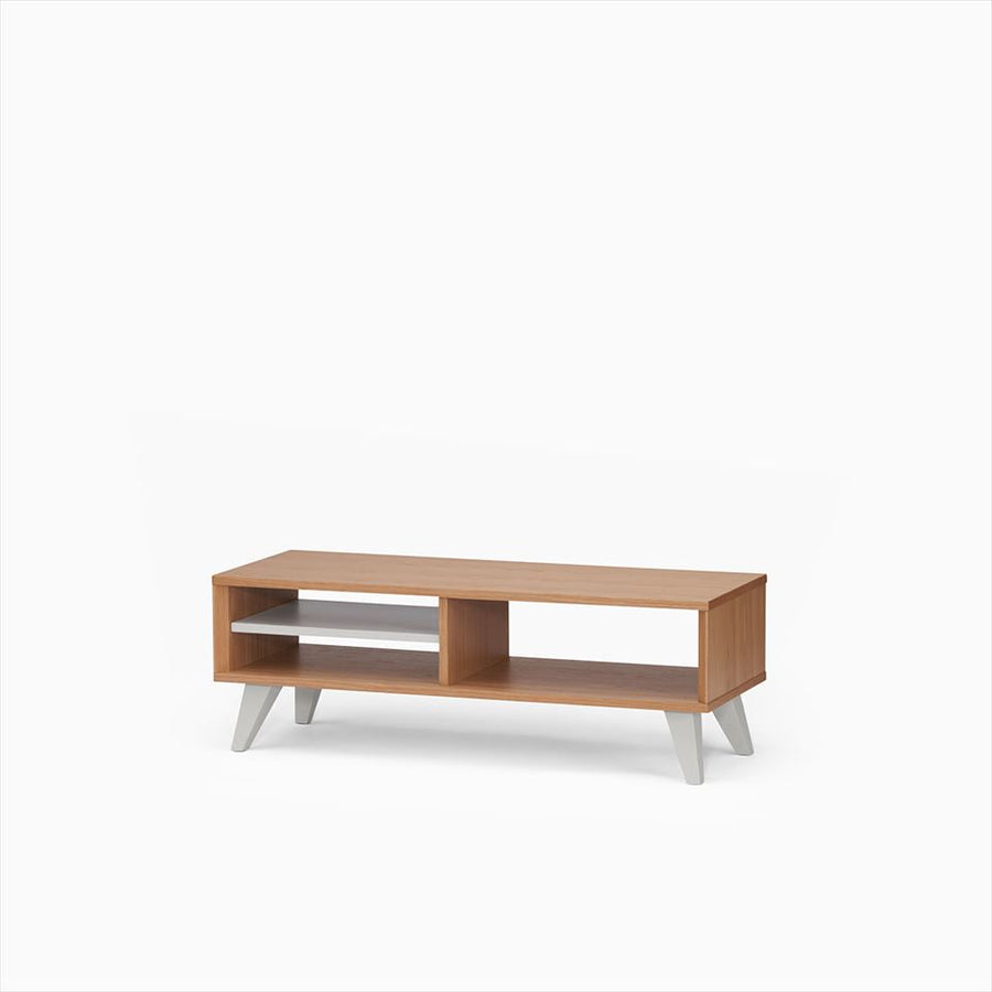KUUM Linear Wood Low Board W1200 Natural_Wooden legs クーム リニアウッド ローボード
