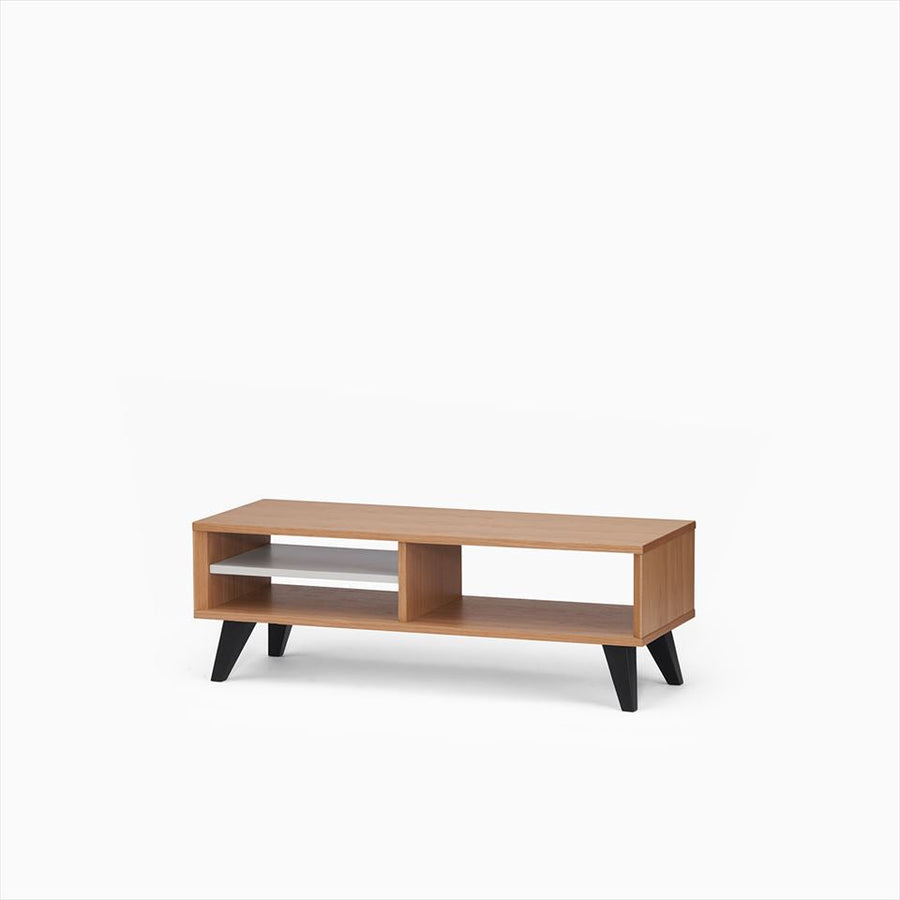 KUUM Linear Wood Low Board W1200 Natural_Wooden legs クーム リニアウッド ローボード
