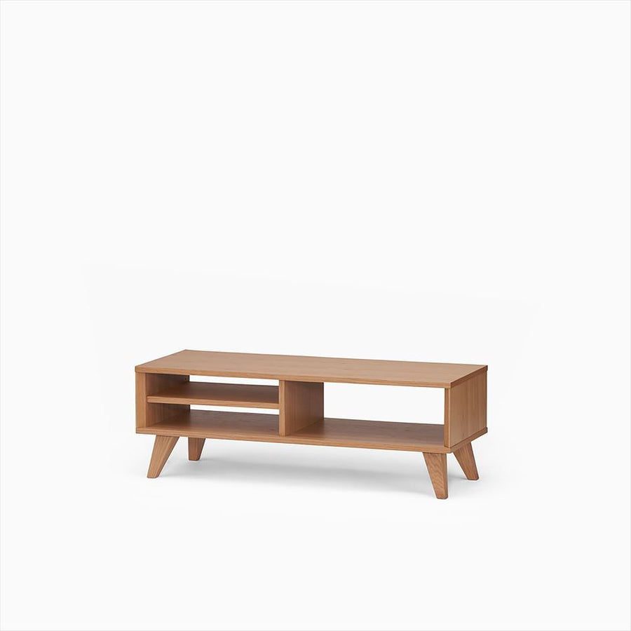 KUUM Linear Wood Low Board W1200 Natural_Wooden legs クーム リニアウッド ローボード