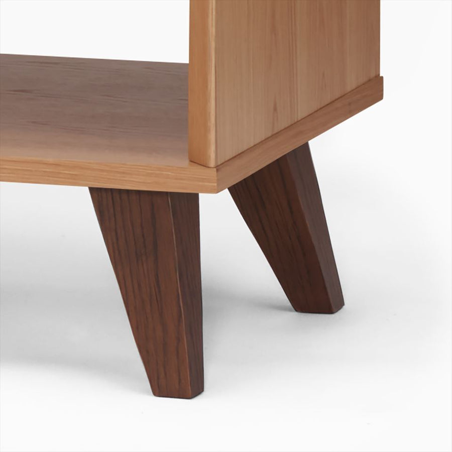 KUUM Linear Wood Low Board W1200 Natural_Wooden legs クーム リニアウッド ローボード