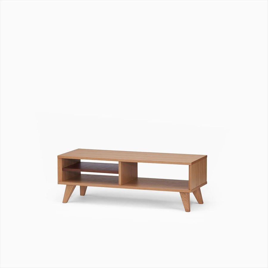 KUUM Linear Wood Low Board W1200 Natural_Wooden legs クーム リニアウッド ローボード