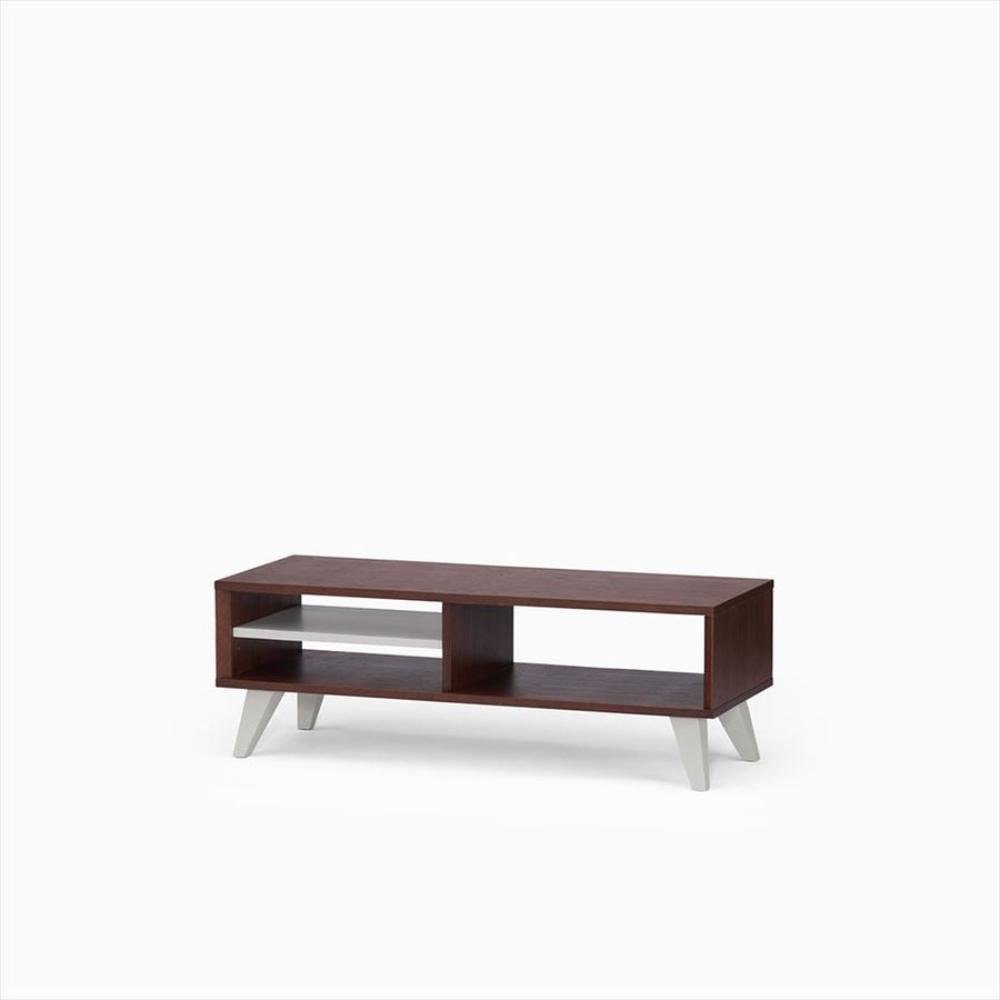 KUUM Linear Wood Low Board W1200 Brown_Wooden legs クーム リニアウッド ローボード
