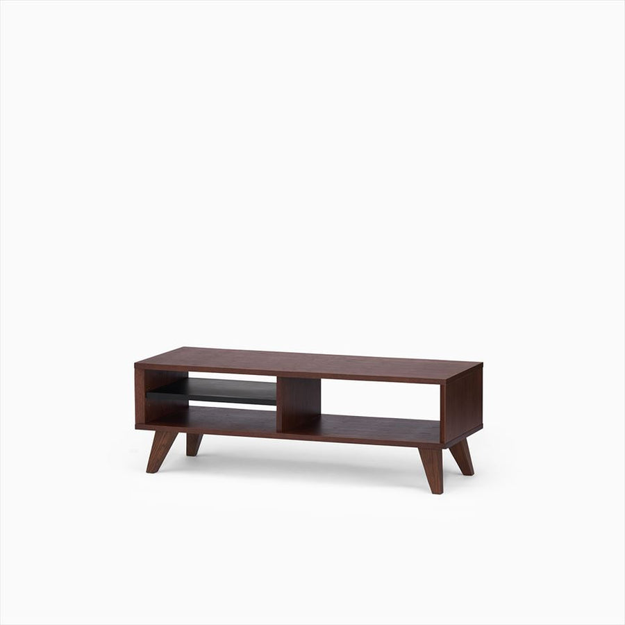 KUUM Linear Wood Low Board W1200 Brown_Wooden legs クーム リニアウッド ローボード