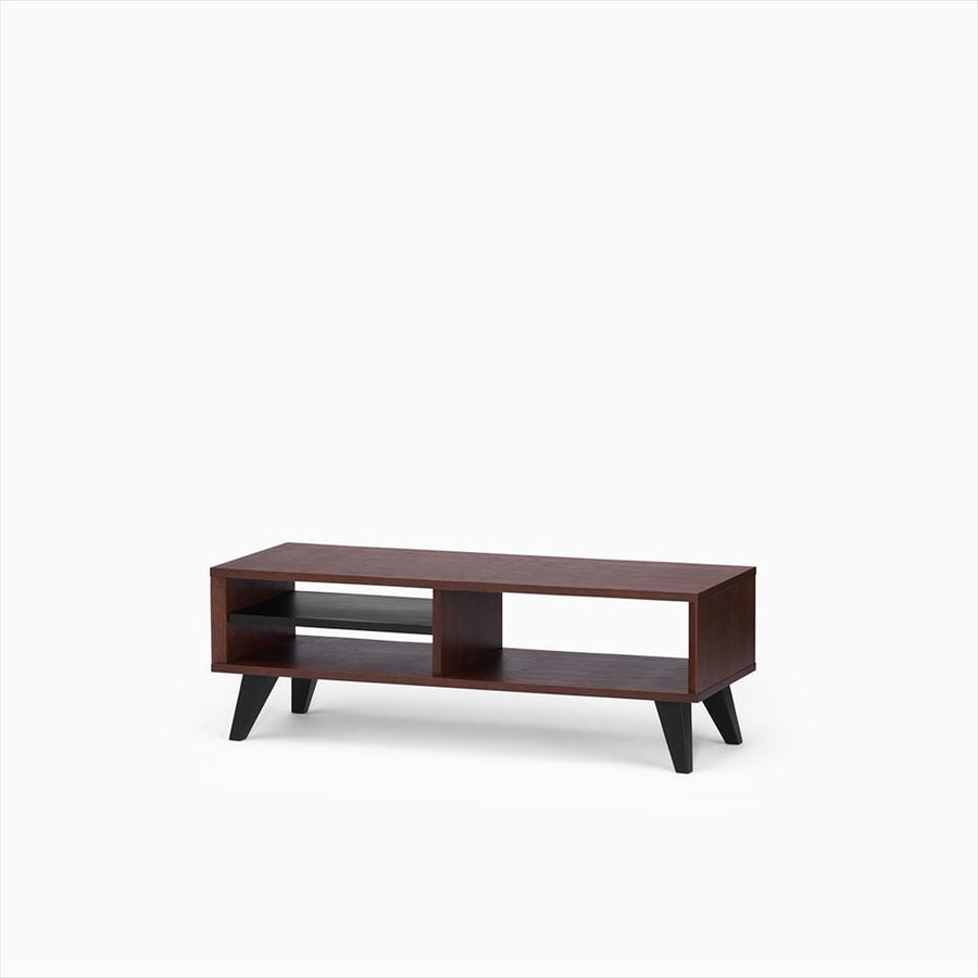 KUUM Linear Wood Low Board W1200 Brown_Wooden legs クーム リニアウッド ローボード