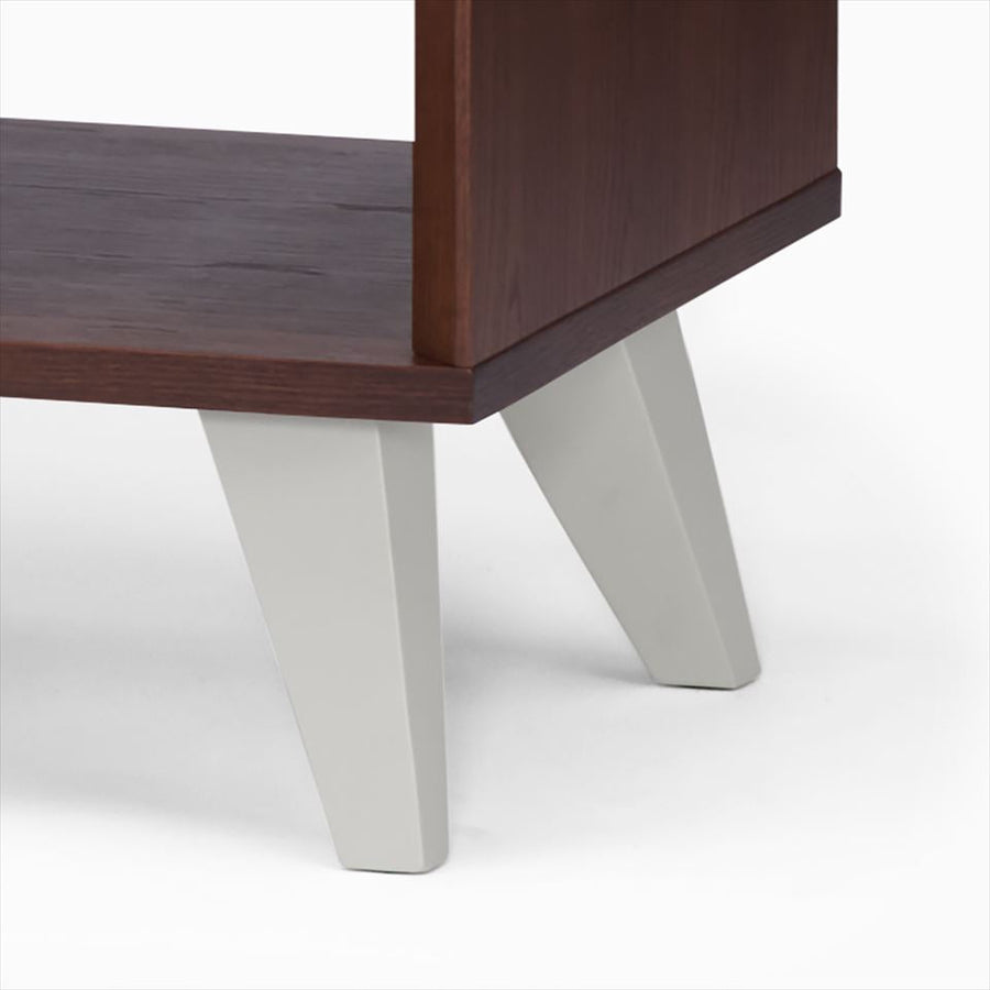KUUM Linear Wood Low Board W1200 Brown_Wooden legs クーム リニアウッド ローボード