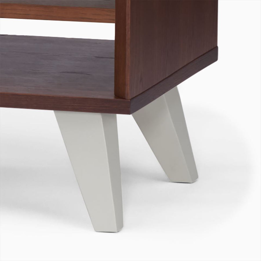 KUUM Linear Wood Low Board W1600 Brown_Wooden legs クーム リニアウッド ローボード
