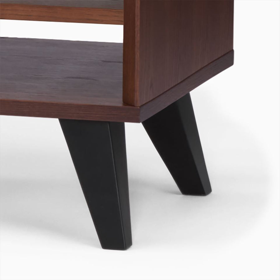KUUM Linear Wood Low Board W1600 Brown_Wooden legs クーム リニアウッド ローボード
