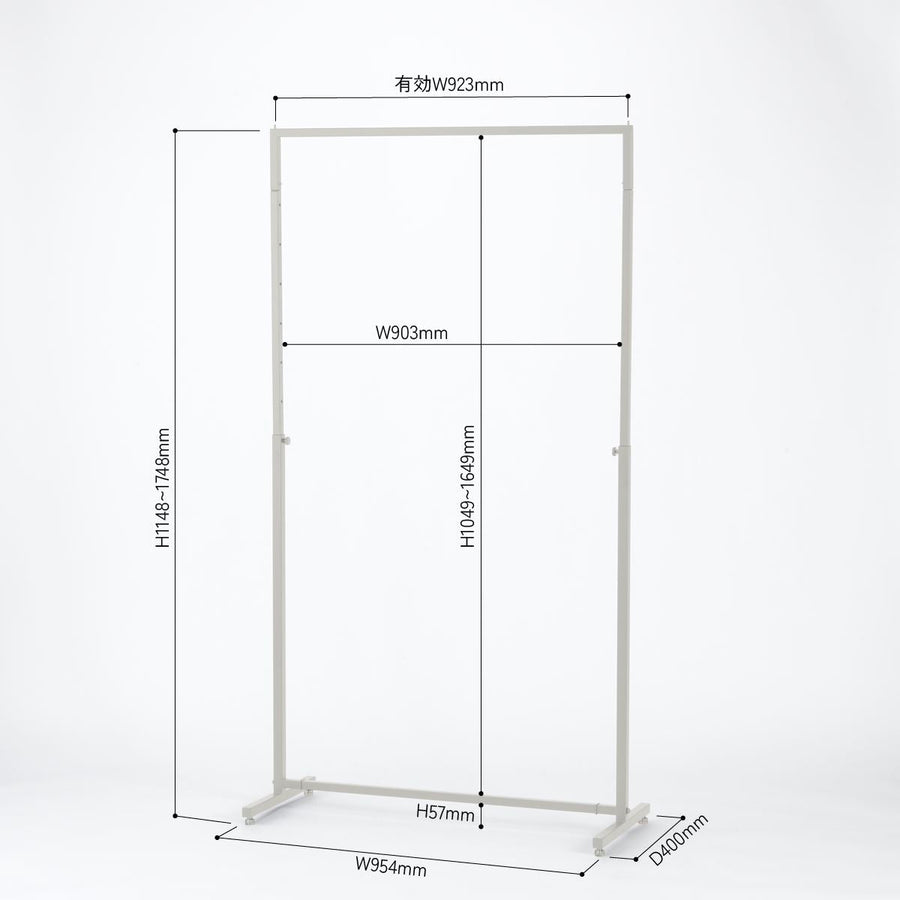 Hanger rack Square pipe ハンガーラックスクエアパイプ