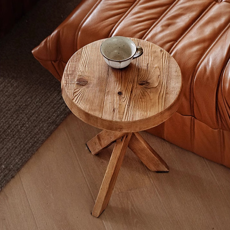 Antique cross leg side table