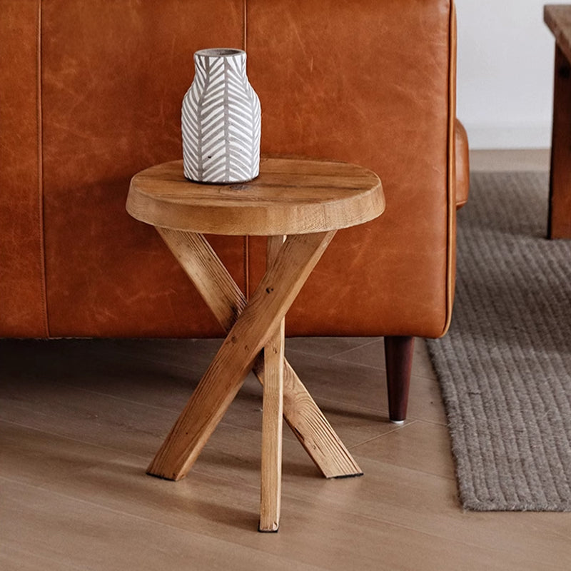 Antique cross leg side table