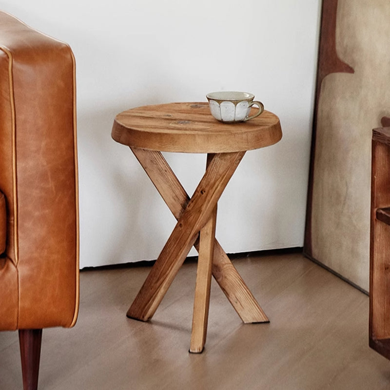 Antique cross leg side table