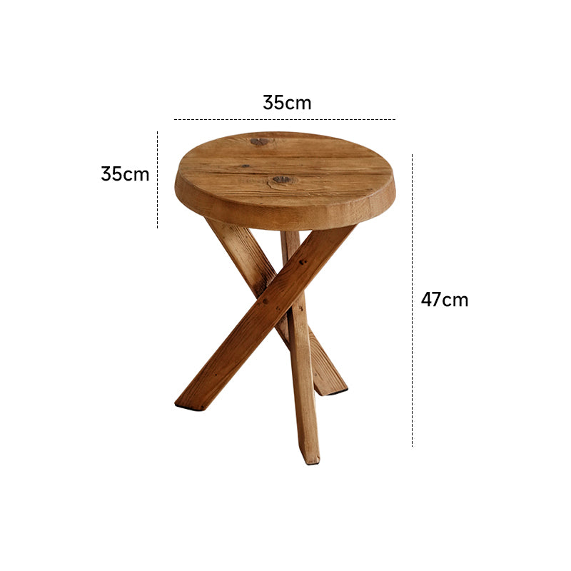 Antique cross leg side table