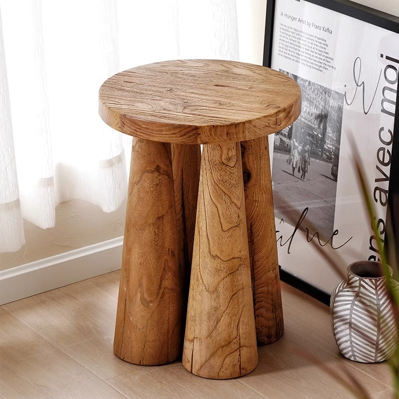 Unique round side table