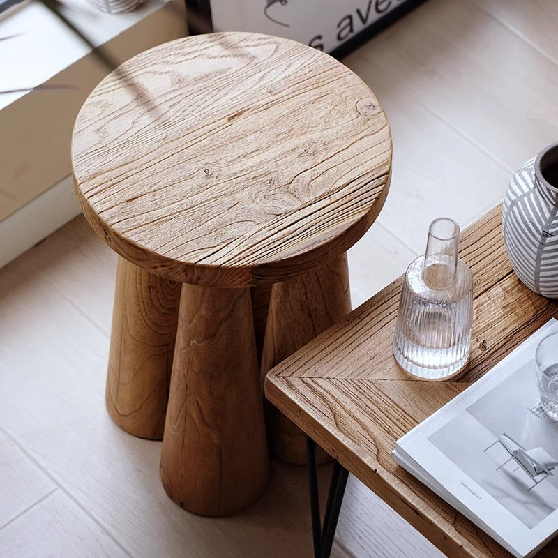 Unique round side table