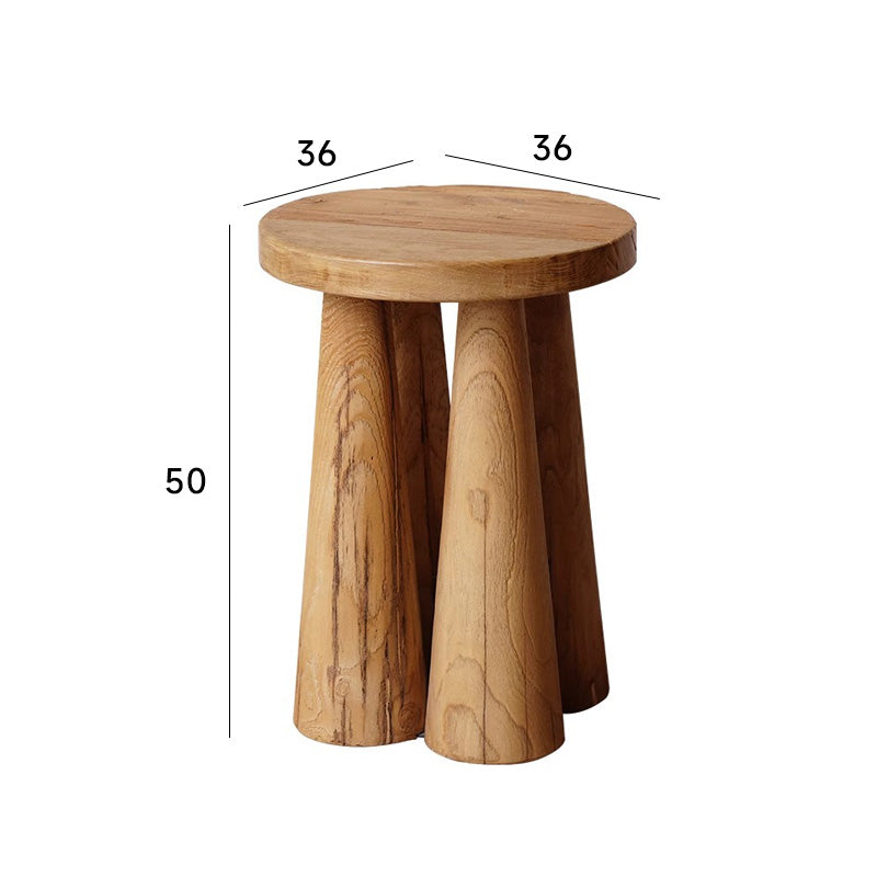 Unique round side table