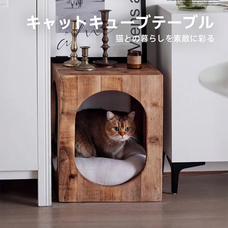 Cat Cube Table