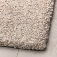 【極美品】IKEA STOENSE ラグ オフホワイト　133×195cm IKEA(イケア) STOENSE（ストエンセ）ラグ [133×195cm] オフホワイト