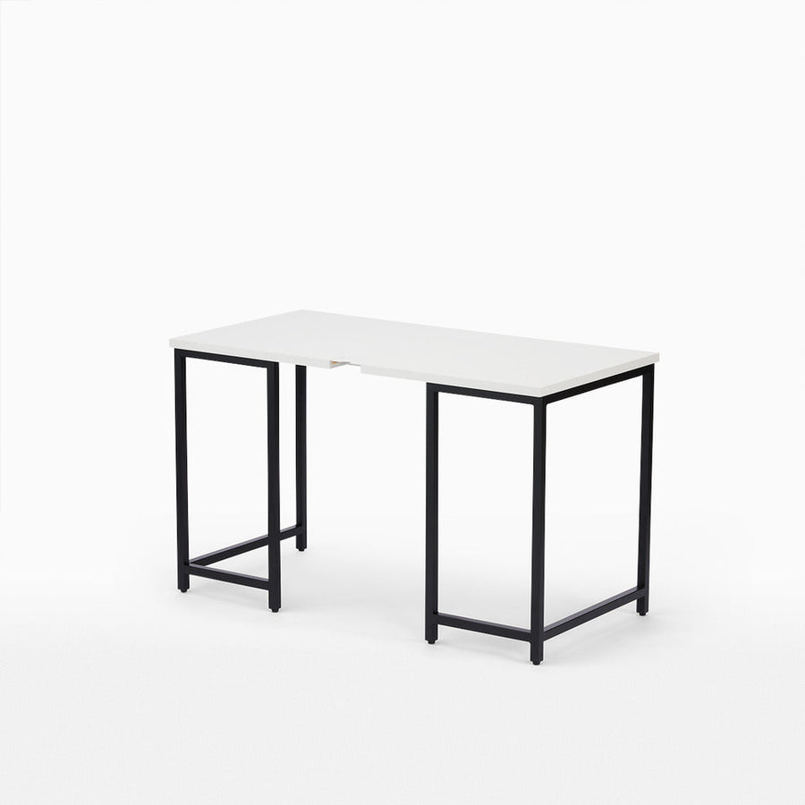 KUUM Desk Table W1200×D600 メラミングレーホワイト クーム テーブル