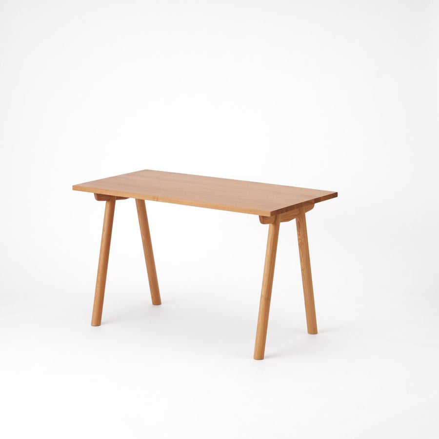 KUUM Table W1200×D600 アッシュ無垢材ナチュラル 木脚 V