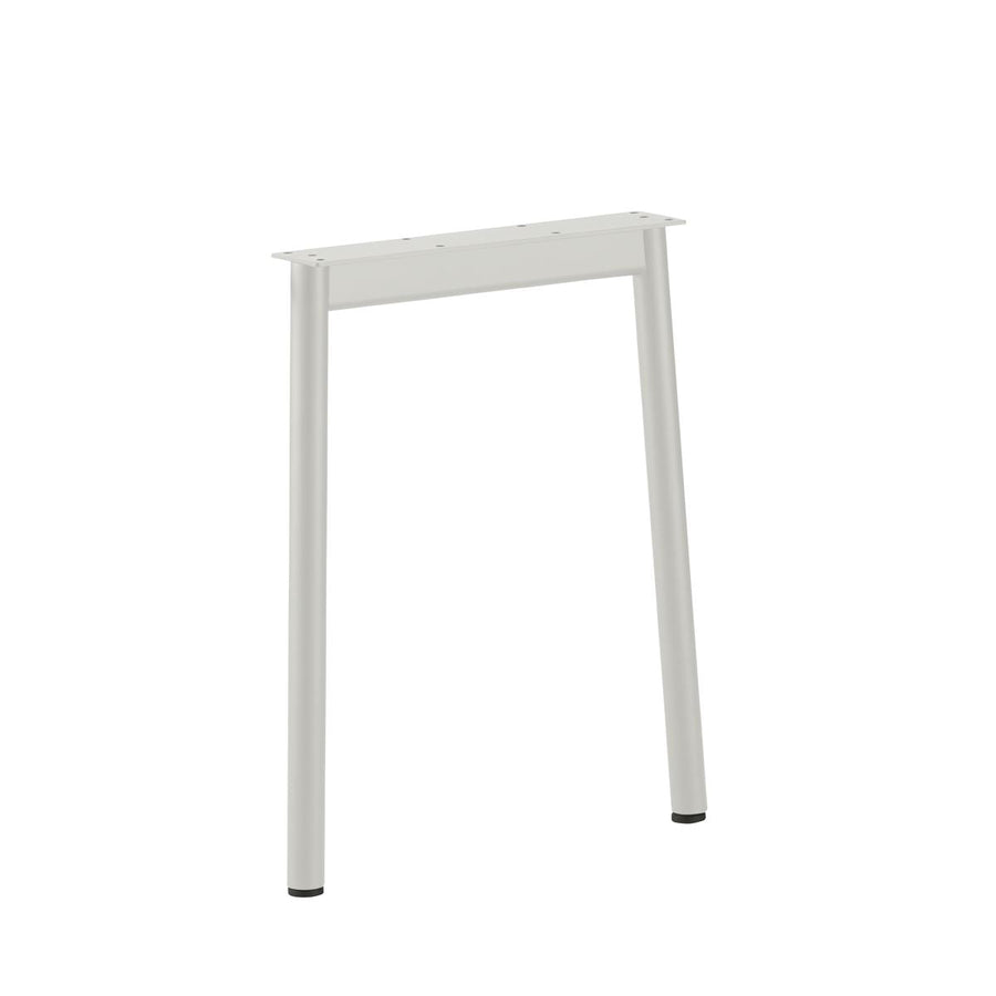 KUUM Table W800×D800 メラミングレー 鉄脚 U