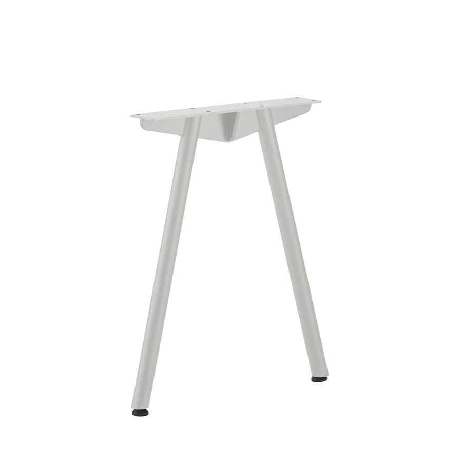 KUUM Table W800×D800 メラミングレー 鉄脚 V