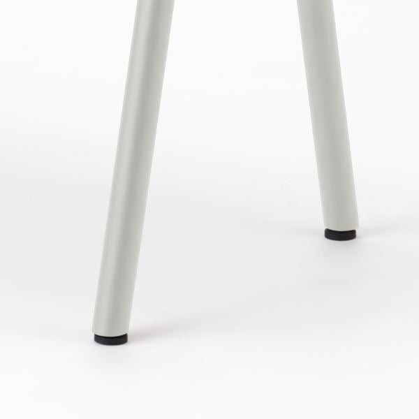 KUUM Table W800×D800 メラミングレー 鉄脚 V