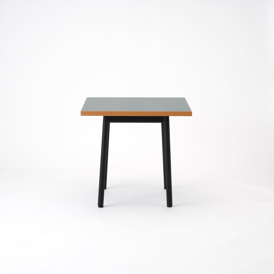 KUUM Table W800×D800 メラミングレー 鉄脚 U