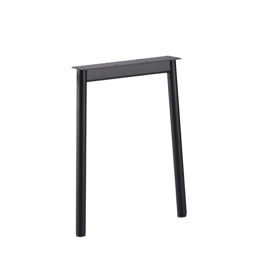 KUUM Table W800×D800 メラミングレー 鉄脚 U