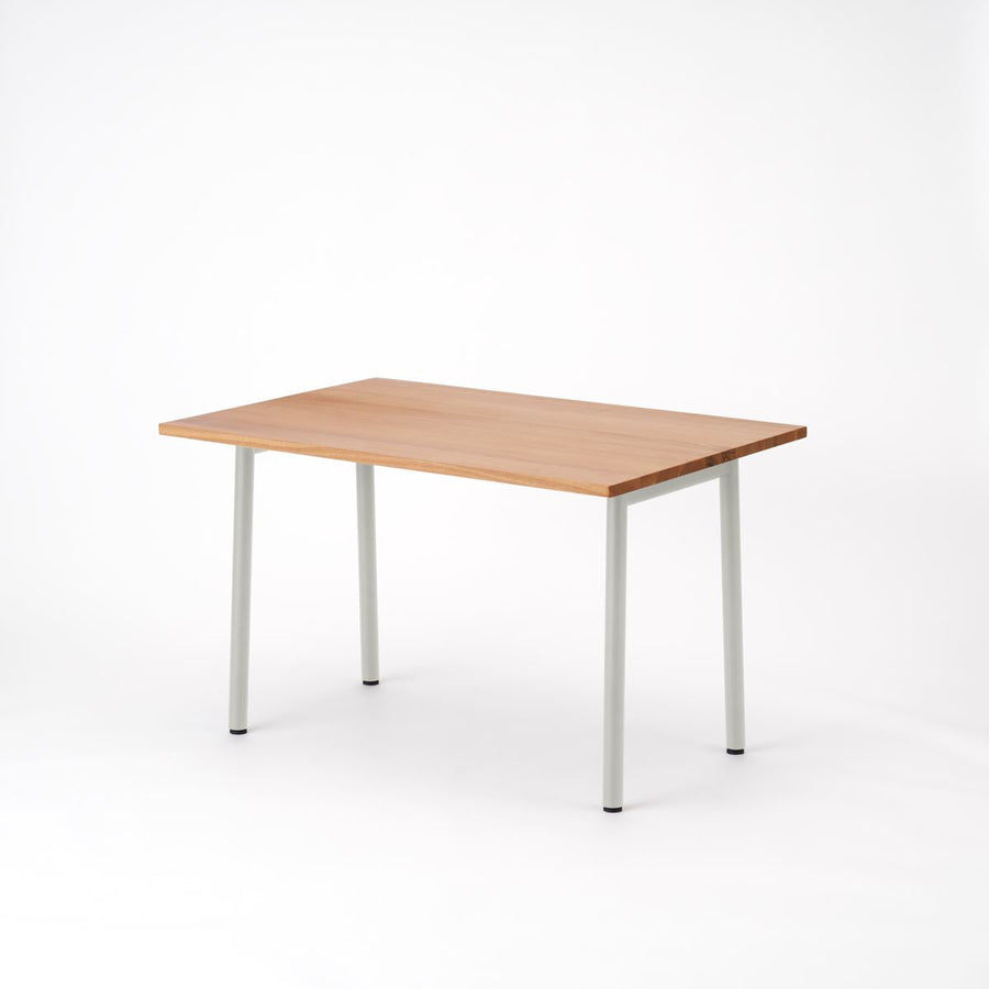 KUUM Table W1200×D800 アッシュ無垢材ナチュラル 鉄脚 U