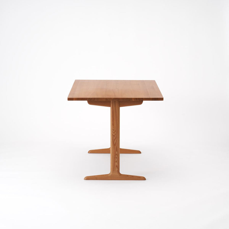 KUUM Table W1200×D800 アッシュ無垢材ナチュラル 木脚 T