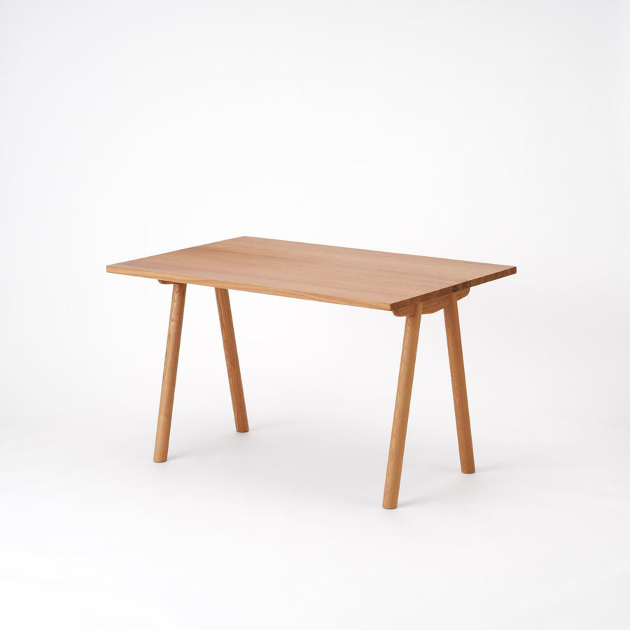 KUUM Table W1200×D800 アッシュ無垢材ナチュラル 木脚 V