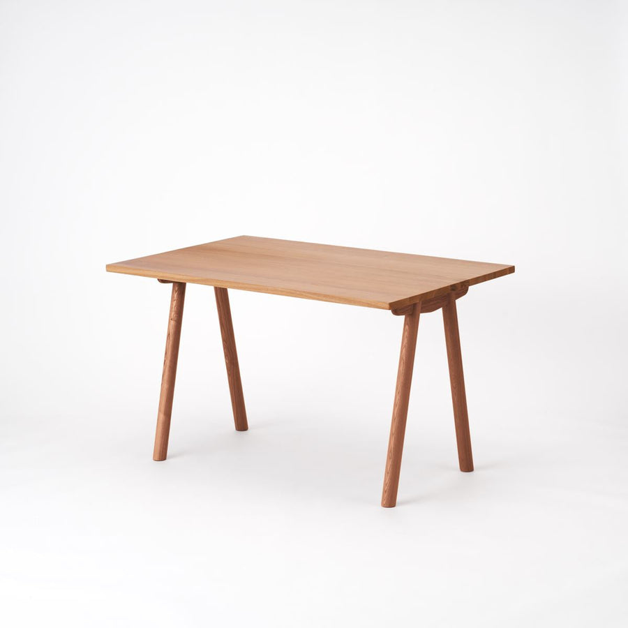 KUUM Table W1200×D800 アッシュ無垢材ナチュラル 木脚 V