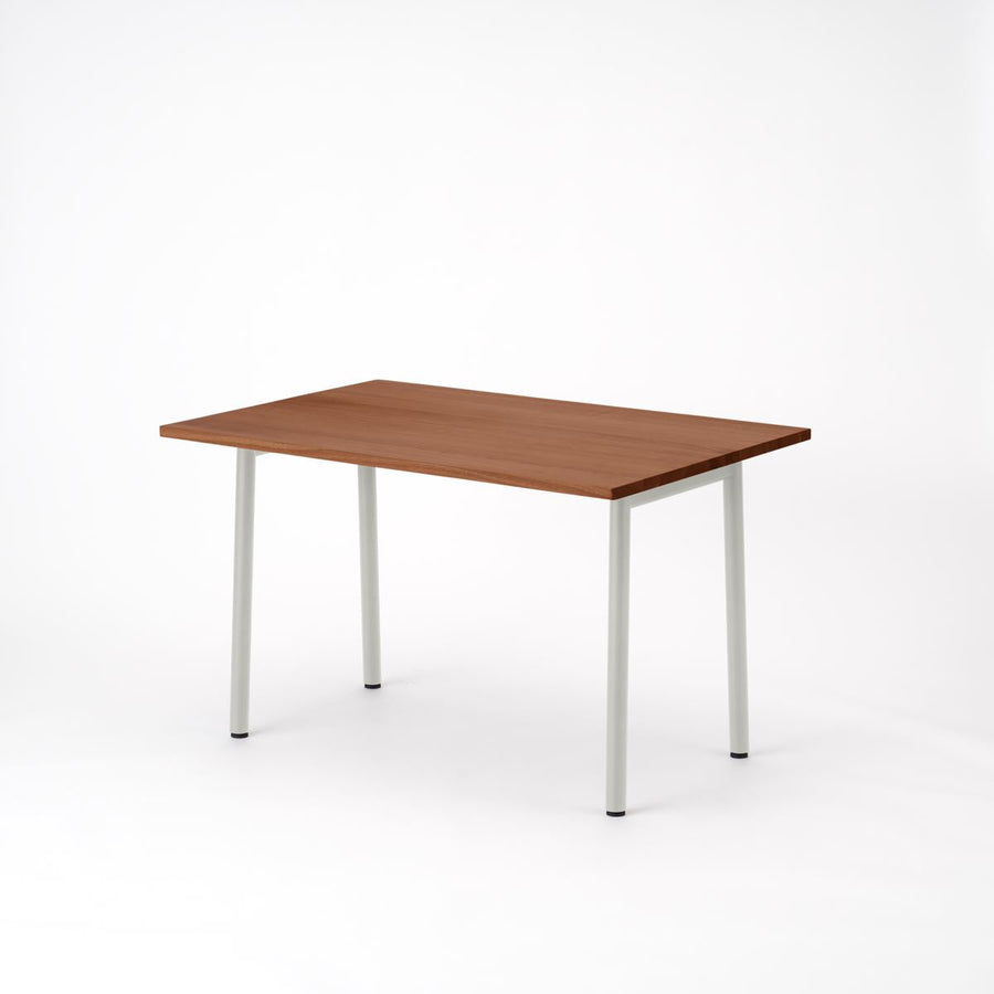 KUUM Table W1200×D800 アッシュ無垢材ブラウン 鉄脚 U