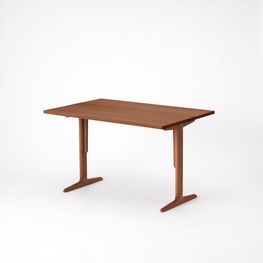 KUUM Table W1200×D800 アッシュ無垢材ブラウン 木脚 T